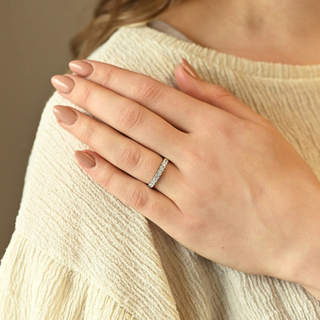 Timanttirivisormus Juliette 0,32 ct - 14k valkokulta