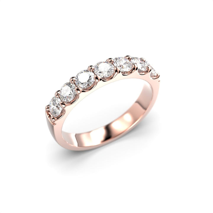 Festive Juliette rivitimanttisormus 0,70 ct punakulta