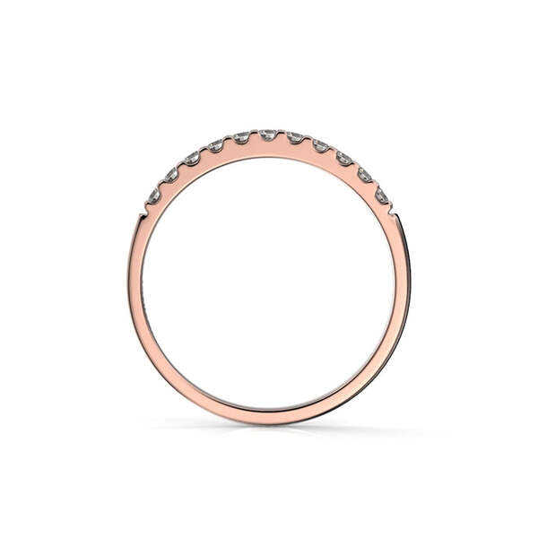 Festive Juliette rivitimanttisormus 0,22 ct punakulta