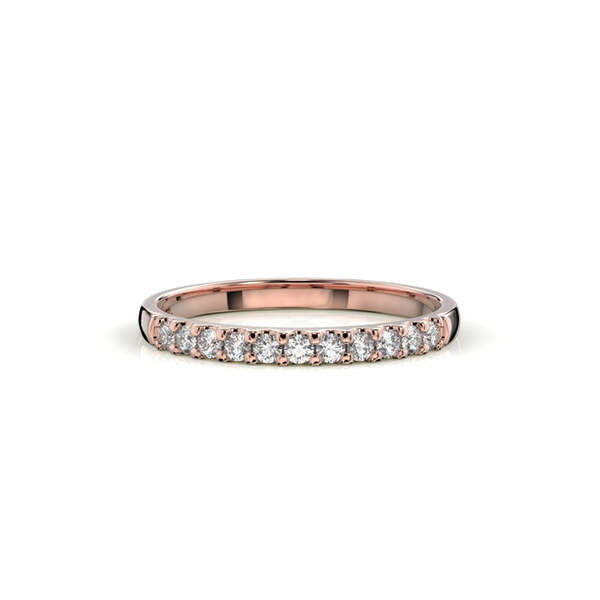 Festive Juliette rivitimanttisormus 0,22 ct punakulta