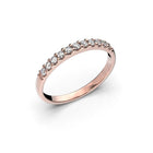 Festive Juliette rivitimanttisormus 0,22 ct punakulta