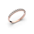 Festive Juliette rivitimanttisormus 0,22 ct punakulta
