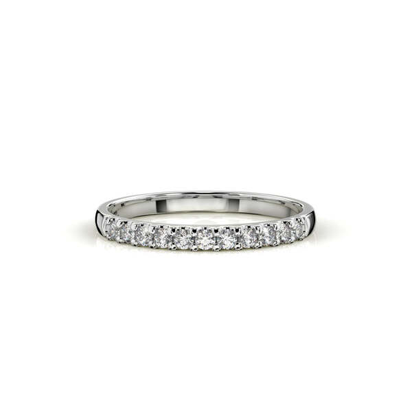 Festive Juliette rivitimanttisormus 0,22 ct valkokulta
