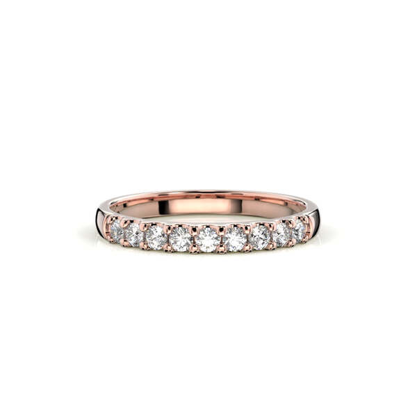 Festive Juliette rivitimanttisormus 0,27 ct punakulta