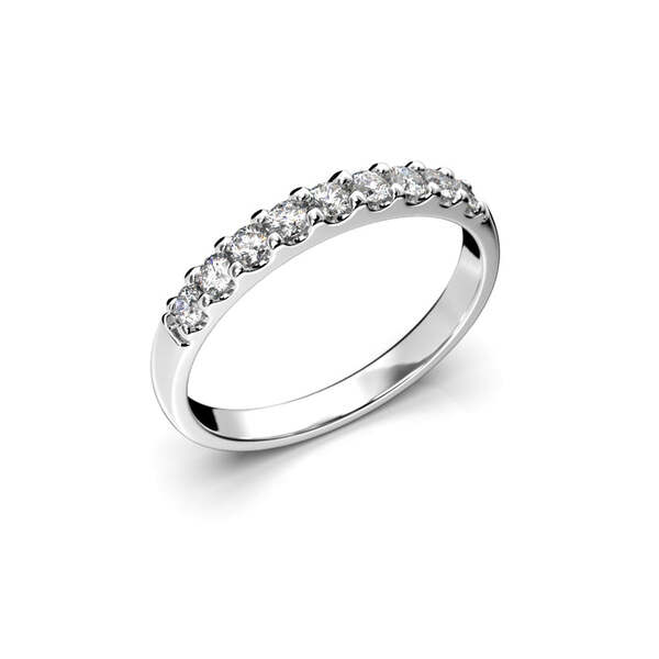 Festive Juliette rivitimanttisormus 0,27 ct valkokulta