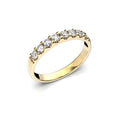 Festive Juliette rivitimanttisormus 0,32 ct keltakulta