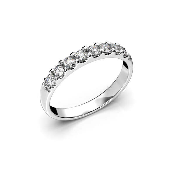 Festive Juliette rivitimanttisormus 0,32 ct valkokulta