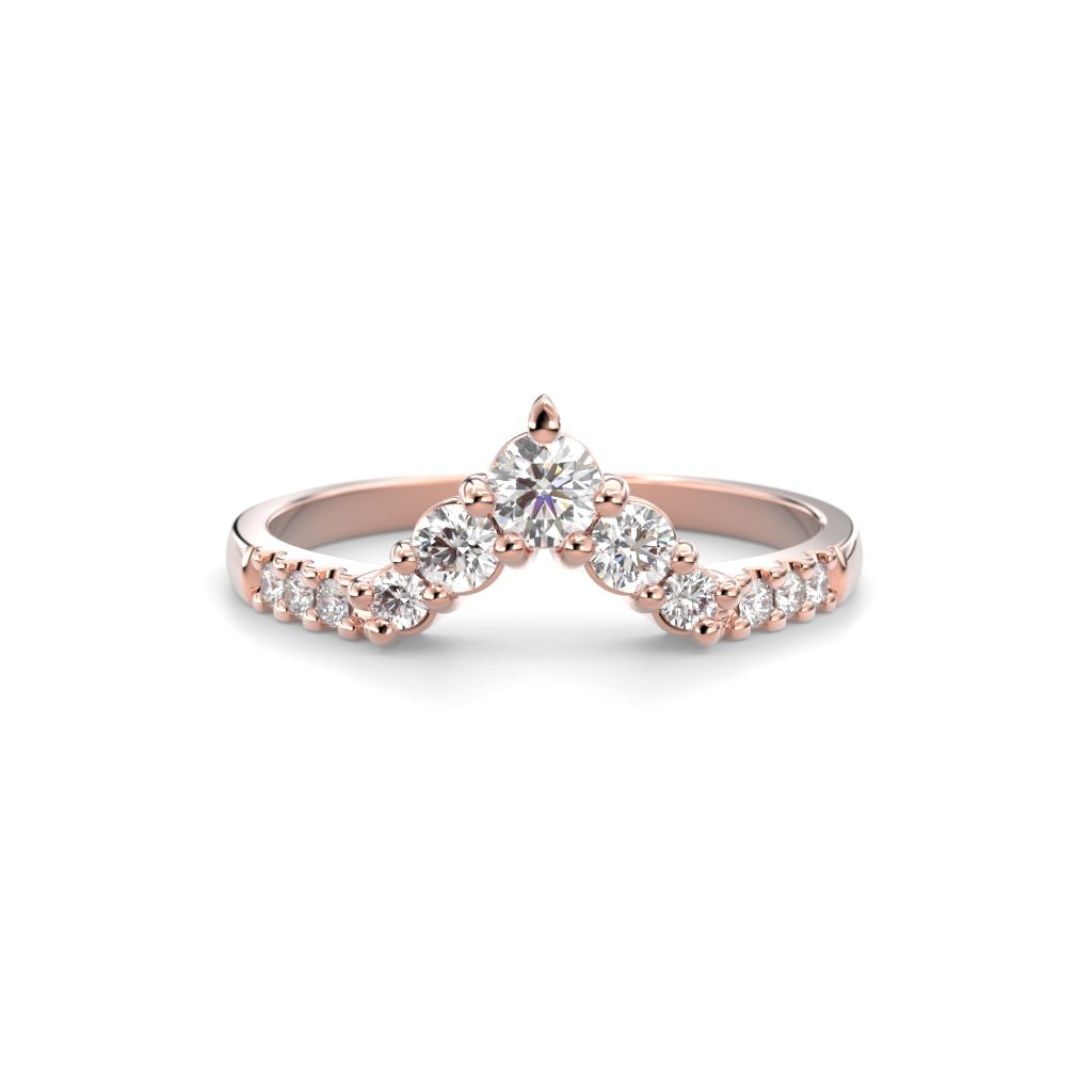 Juliette Side 0,25 ct - 14k punakulta