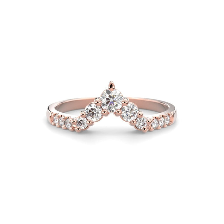 Juliette Side 0,25 ct - 14k punakulta