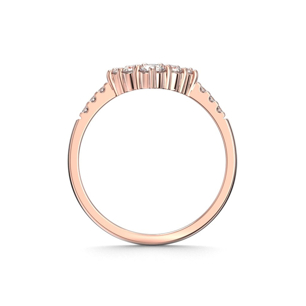 Juliette Side 0,25 ct - 14k punakulta