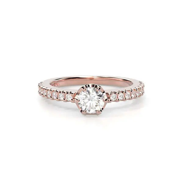 Festive Juliette timanttisormus 0,58 ct punakulta