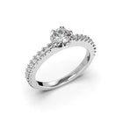 Festive Juliette timanttisormus 0,58 ct valkokulta
