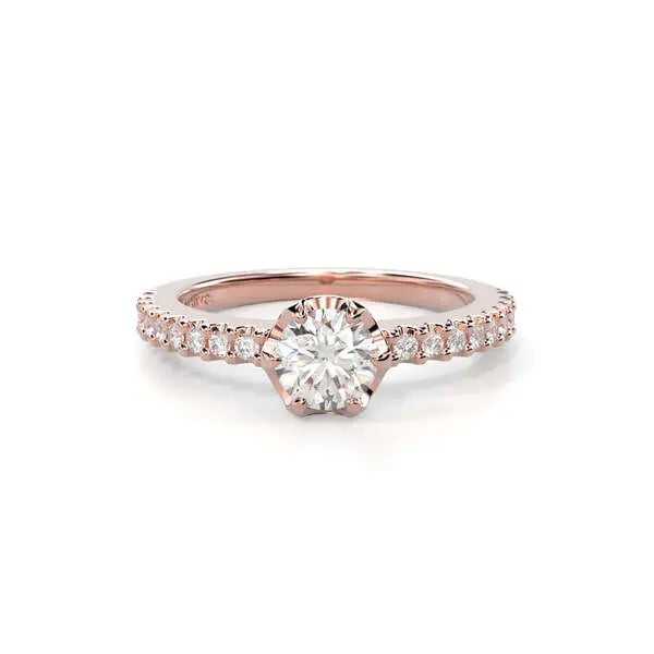 Festive Juliette timanttisormus 0,68 ct punakulta
