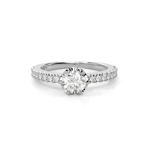 Festive Juliette timanttisormus 0,68 ct valkokulta