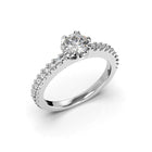 Festive Juliette timanttisormus 0,68 ct valkokulta