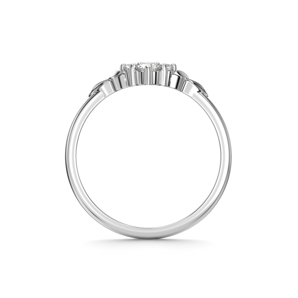 Köynnös 0,12 ct - 14k valkokulta