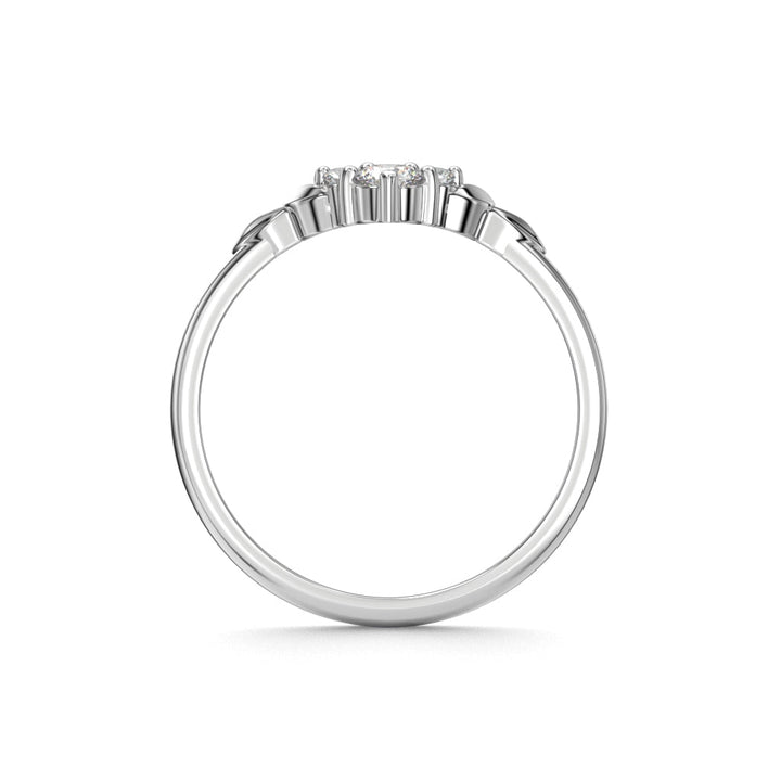 Köynnös 0,12 ct - 14k valkokulta