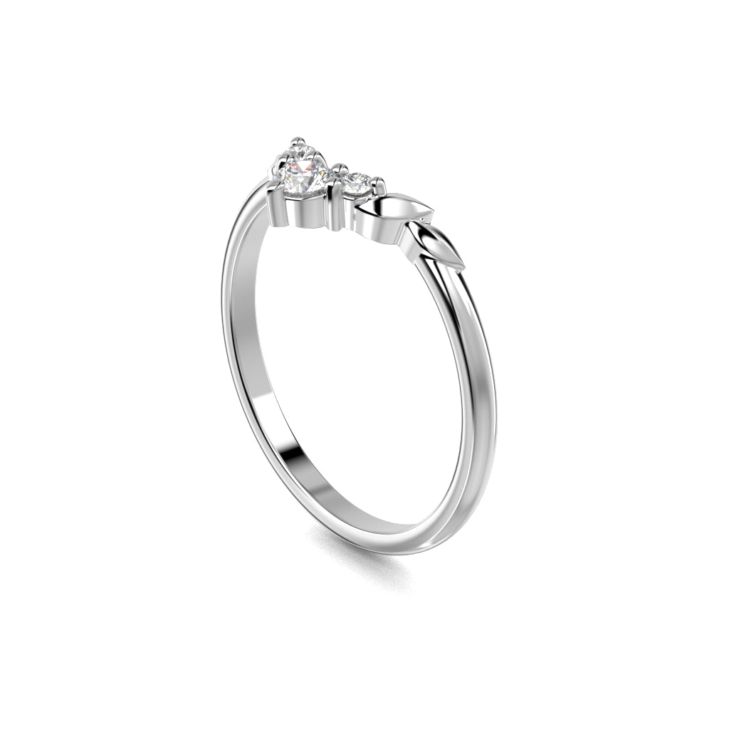 Köynnös 0,12 ct - 14k valkokulta