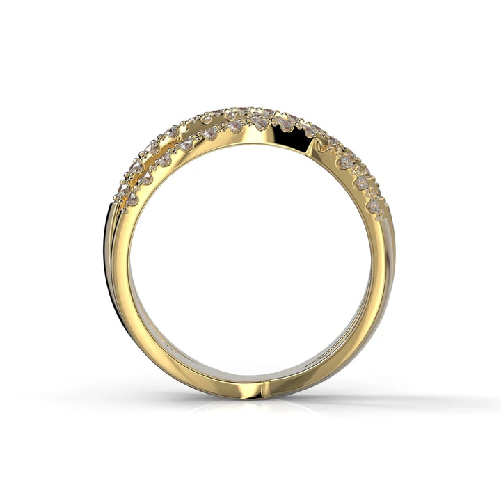 Festive Maxine 0,34 ct timanttisormus keltakulta – tuotekuva 3