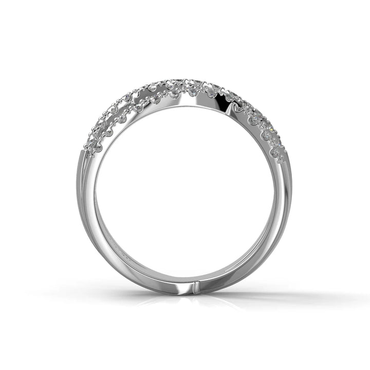 Festive Maxine 0,34 ct timanttisormus valkokulta – tuotekuva 4