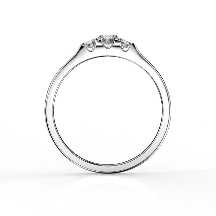 Festive Megan 0,22 ct timanttisormus valkokulta – tuotekuva 3