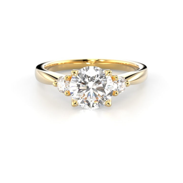 Festive Megan 1,14 ct timanttisormus 756-114 keltakulta, etukuva