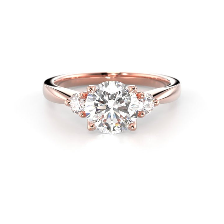 Festive Megan 1,14 ct timanttisormus 756-114 punakulta, etukuva