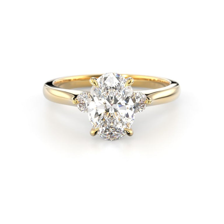 Festive Megan Oval 1,14 ct timanttisormus 753-114 keltakulta, etukuva