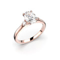 Festive Megan Oval timanttisormus 1,14 ct punakulta