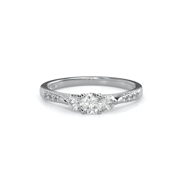 Festive Melissa 0,39 ct timanttisormus valkokulta – tuotekuva 3