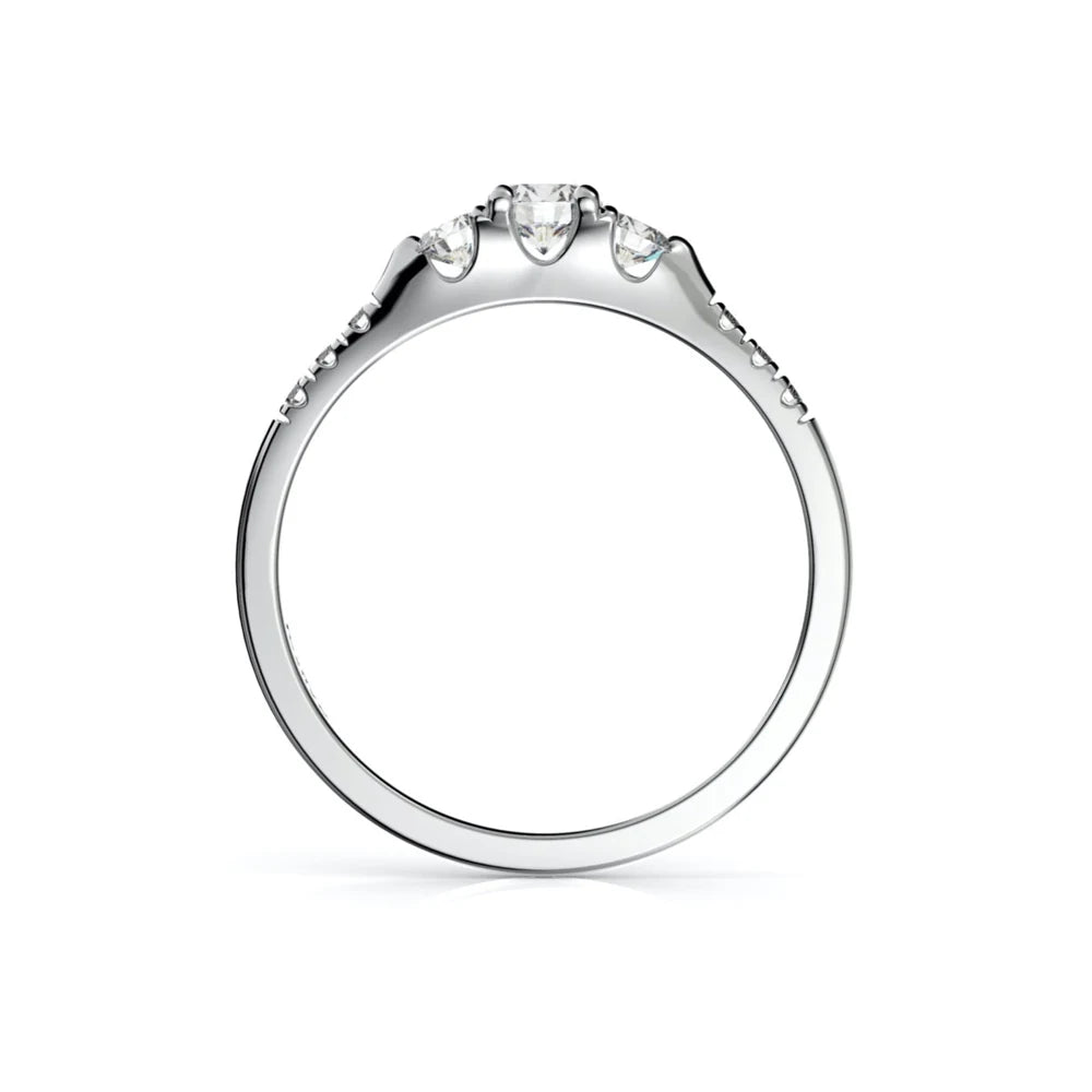 Festive Melissa 0,39 ct timanttisormus valkokulta – tuotekuva 4
