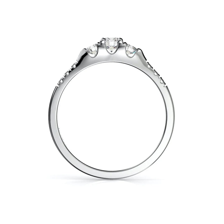 Festive Melissa 0,39 ct timanttisormus valkokulta – tuotekuva 4