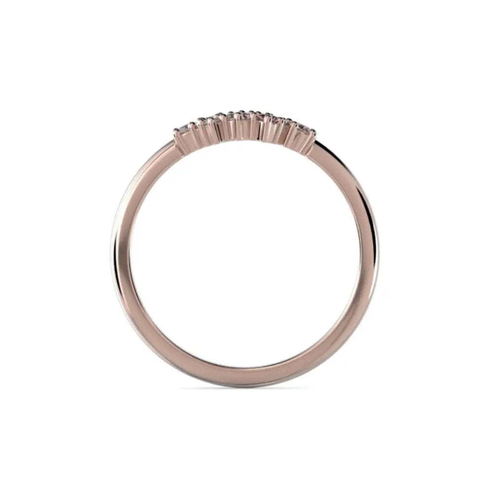 Festive Nadja Pink Timanttisormus 0,03 ct punakulta Festive