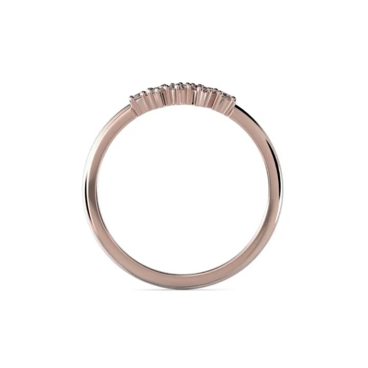 Festive Nadja Pink Timanttisormus 0,03 ct punakulta Festive