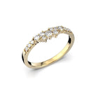 Festive Nadja Side 0,24 ct timanttisormus keltakulta
