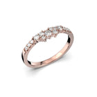 Festive Nadja Side 0,24 ct timanttisormus punakulta