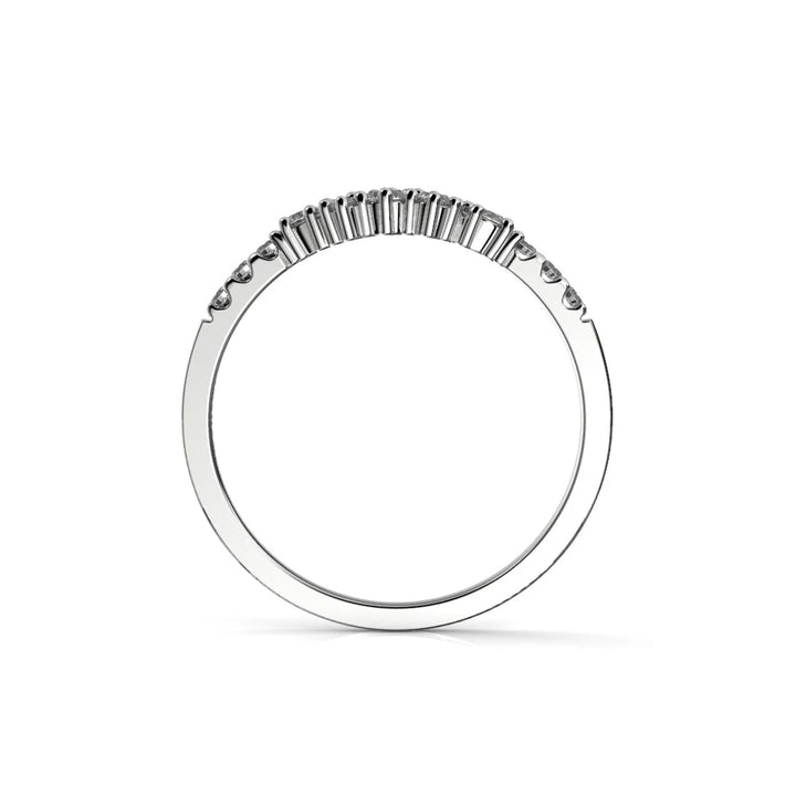 Festive Nadja Side 0,24 ct timanttisormus valkokulta – tuotekuva 3