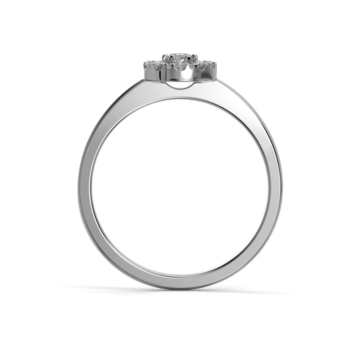 Festive Olivia 0,17 ct timanttisormus valkokulta – tuotekuva 3