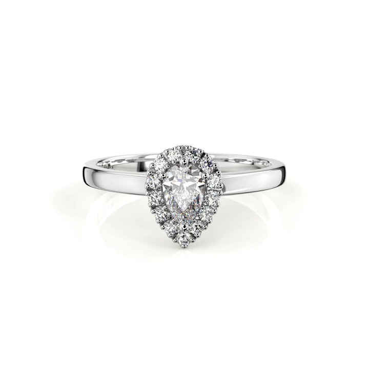 Festive Penelope 0,43 ct timanttisormus valkokulta – tuotekuva 3