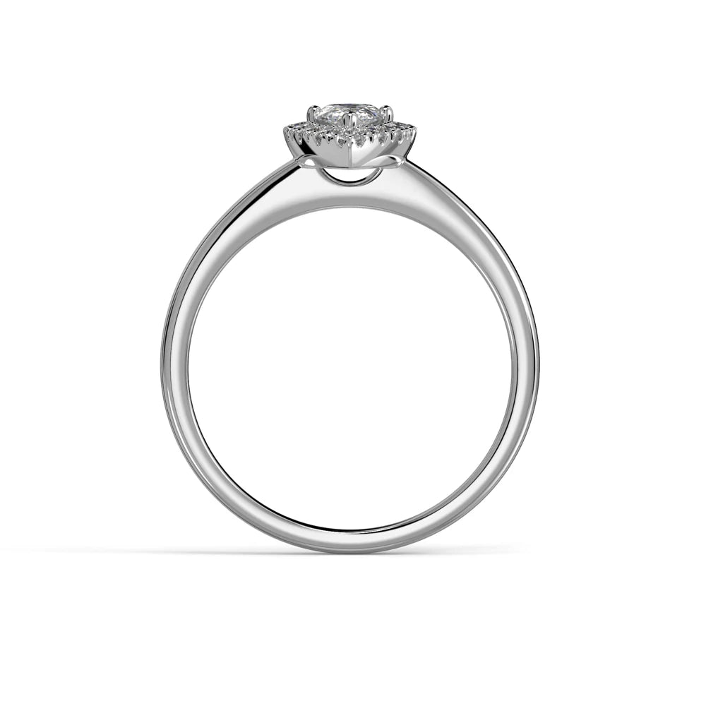 Festive Penelope 0,43 ct timanttisormus valkokulta – tuotekuva 4