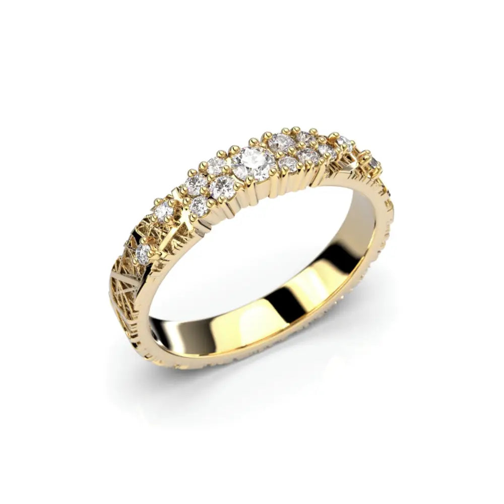 Festive Routa Rakka Kaita timanttisormus keltakulta 0,23 ct Festive tuotekuva
