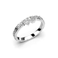 Festive Routa Rakka Sivu timanttisormus valkokulta 0,15 ct