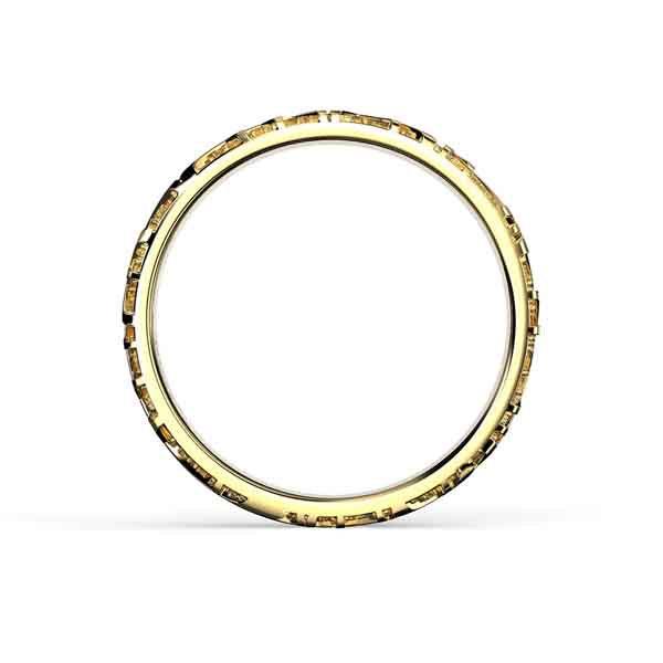 Festive Routa sormus 6,5 mm keltakulta