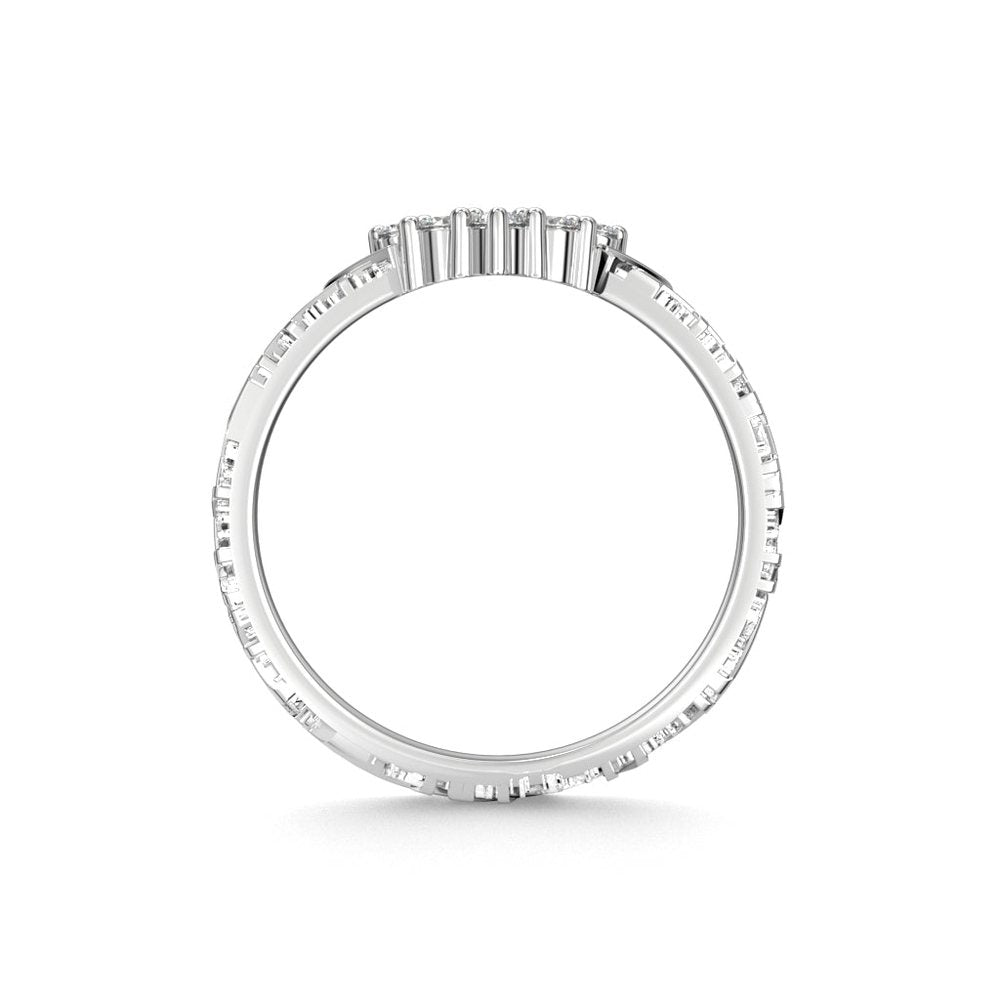 Festive Routa Tieva Sivu Timanttisormus valkokulta 733-009 – tuotekuva 3