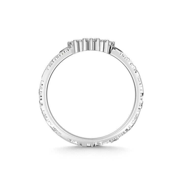 Festive Routa Tieva Sivu Timanttisormus valkokulta 733-009 – tuotekuva 3