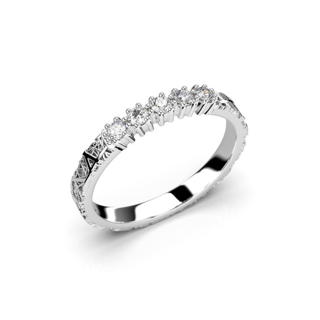 Festive Routa Tieva timanttisormus valkokulta 0,15 ct tuotekuva