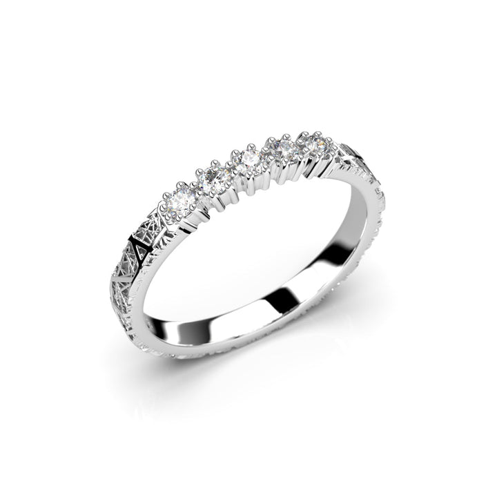 Festive Routa Tieva timanttisormus valkokulta 0,15 ct tuotekuva