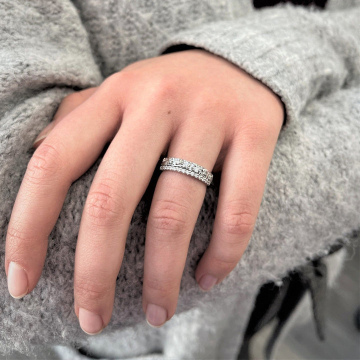 Routa Timanttisormus 3,0 mm/0,11 ct - 14k valkokulta