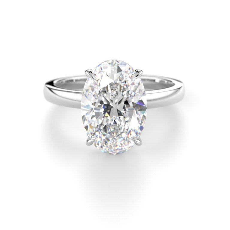 Festive Selena 3,00 ct laboratoriotimanttisormus 683-300 valkokulta, etukuva