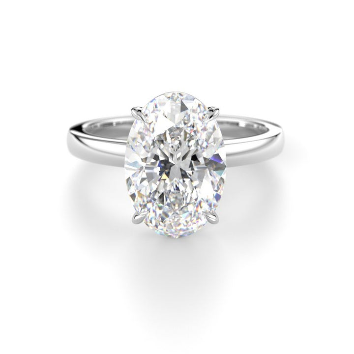 Festive Selena 3,00 ct laboratoriotimanttisormus 683-300 valkokulta, etukuva